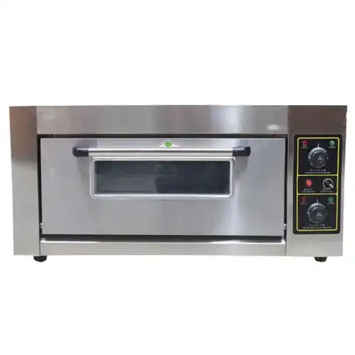 一层一盘电烤箱商用一层两盘烤饼子大容量烘焙大型烤烧饼烤炉浅灰色1