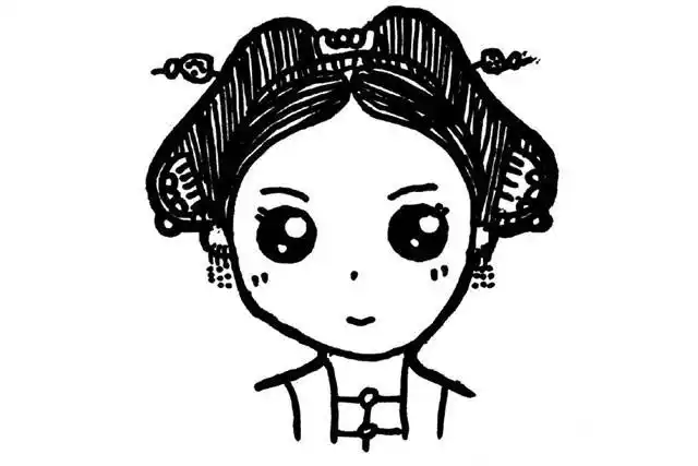 皇后简笔画富恒简笔画古代四大美女q版简笔画合集唐代的贵妃简笔画