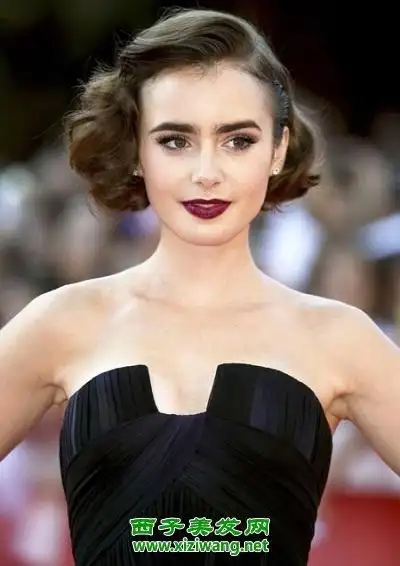 欧美女星的复古卷发图片 端庄又气质出众_卷发发型_西子美发网