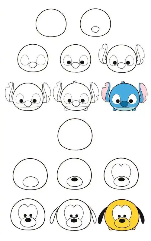 嗷嗷嗷可可爱爱的一组萌物简笔画手把手教你