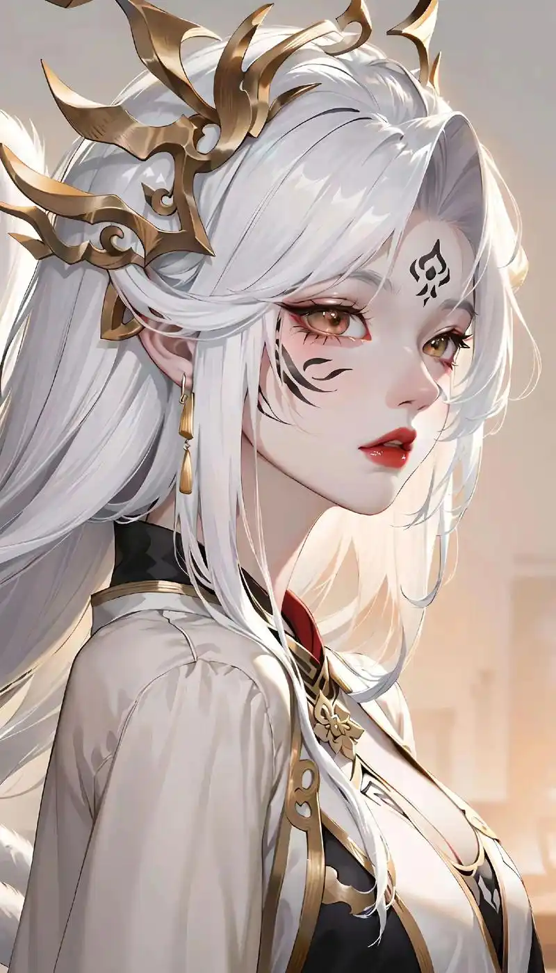 高冷女神壁纸图片.#二次元 #美图分享 #动漫美图 #二次元 - 抖音