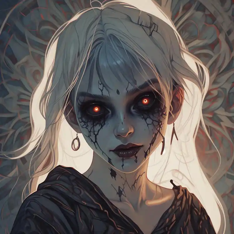 女鬼头像97|恐怖吓人警告7215