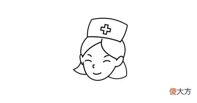 白衣天使的画法:白衣天使简笔画教程