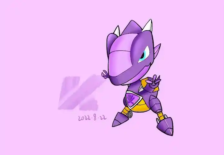 procreate 绘画 宝贝龙 希比-有文化的k