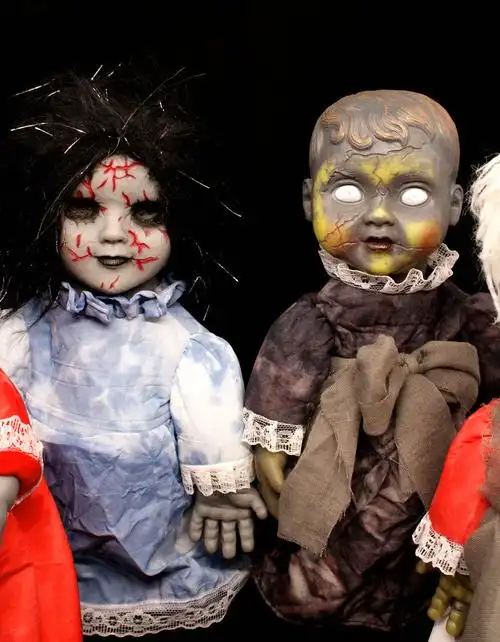 密室逃脱道具 鬼屋万圣节电动走路鬼娃娃恐怖吓人玩具密室逃脱道具