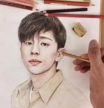 邓伦的手简笔画