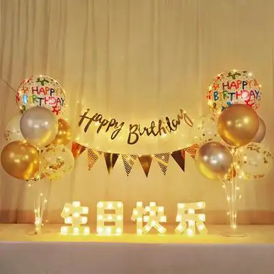 生日快乐装饰场景布置淘宝优惠券