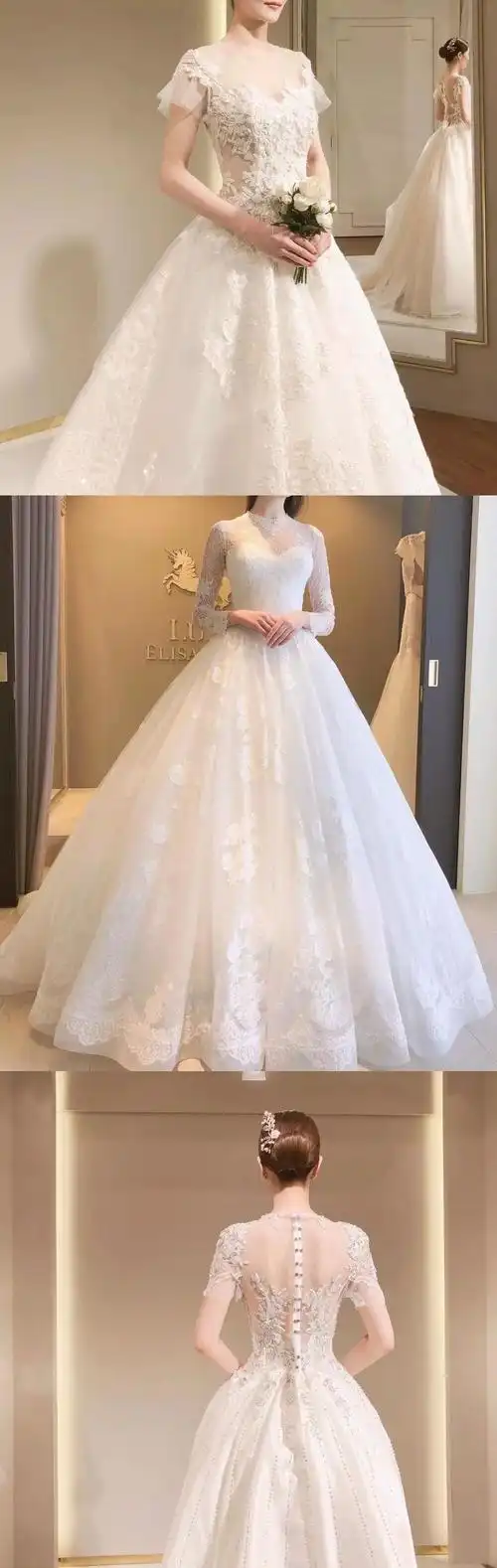 仙气十足的各系婚纱愿所有女孩子都能够嫁给爱情