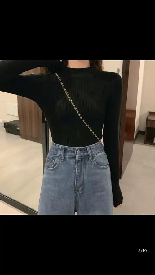 黑色打底衫怎么搭配外套