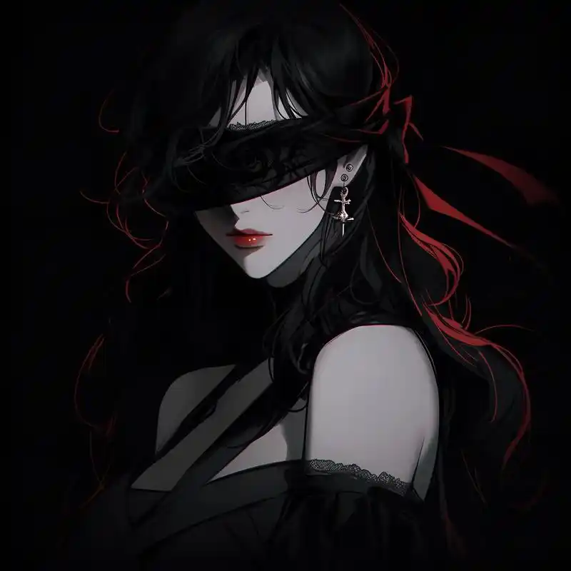 因为你,我的人生不再黑暗|暗黑系少女 #二次元 #暗黑系少女 - 抖音