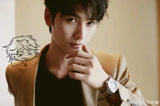 黄俊捷北影节红毯生图##黄俊捷出发图是自己画的