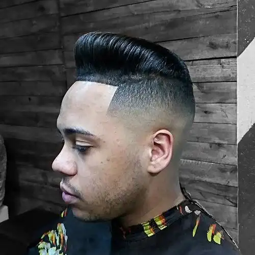 欧美男士渐变发型侧面效果图大全