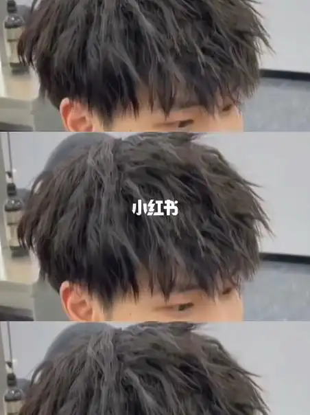 阳光帅气塑形烫一款烫型不烫卷的发型易打理视觉效果整体自然蓬松有型