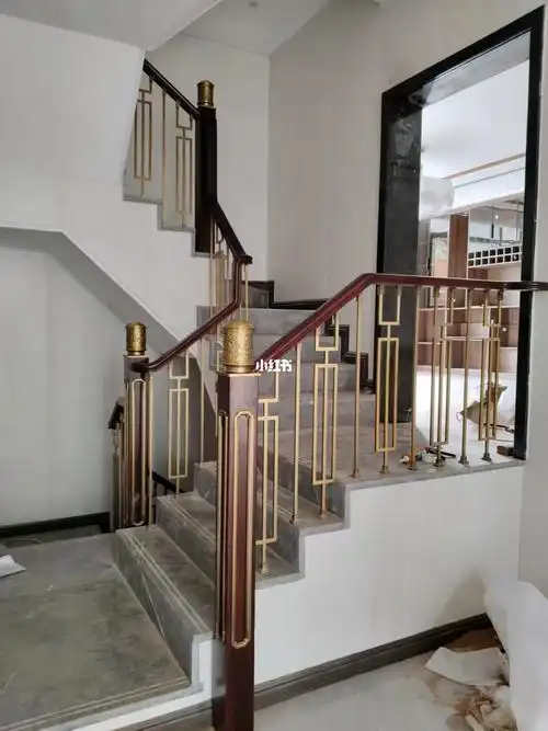 金三达铜铝楼梯厂家  #别墅楼梯扶手  #轻奢楼梯扶手  #现代轻奢