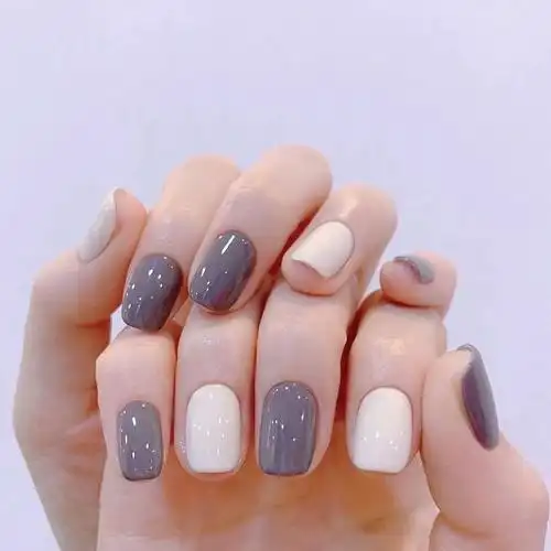 经典跳色美甲,款款都好看!|纯色|光泽感|层次感_网易订阅