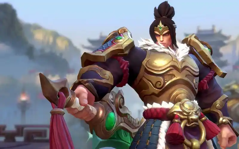 张辽 文远 盖伦皮肤视频 - lol英雄联盟手游 warring kingdoms garen