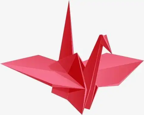 简笔画千纸鹤微信头像