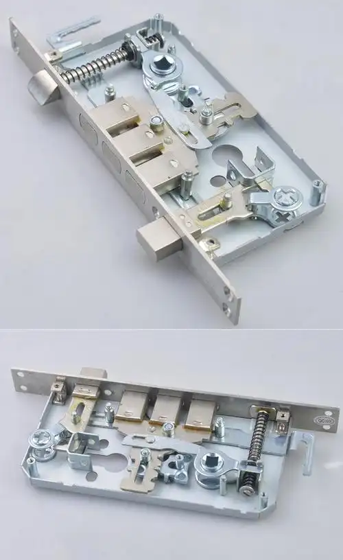 意利原子防盗门锁体不锈钢6068国标24*240普通双活单活天地锁体 普通