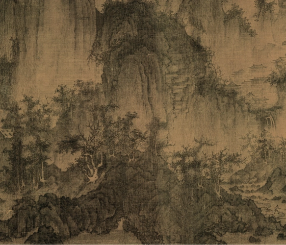 茂林远岫图李成辽宁省博物院藏