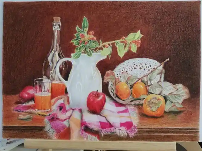 彩铅基础静物组合