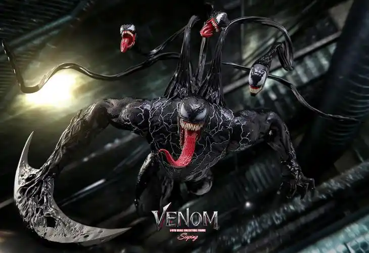 《毒液》毒液1:6比例珍藏人偶 (特别版)实物图