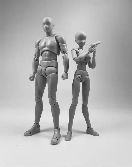 万代shf人体模型素体手办人偶可动画画绘画美术漫画素描男女礼物20女