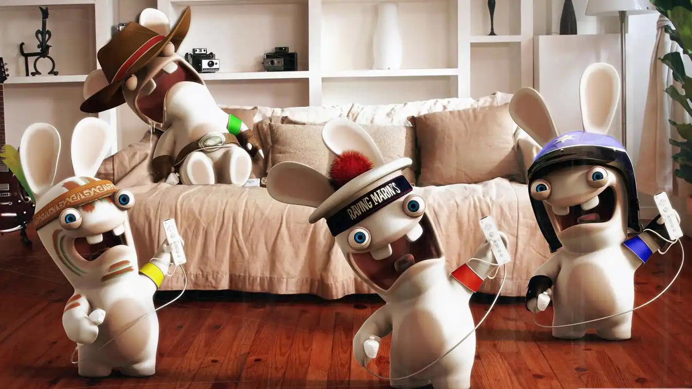 雷曼疯狂兔子卡通动漫桌面壁纸高清下载