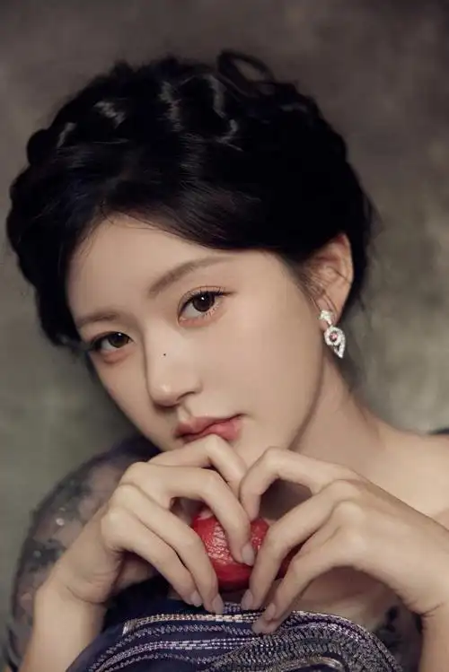 惊艳赵露思穿紫色薄纱长裙化身油画少女