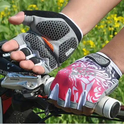 山地车手套骑行手套运动防震半指攀爬女男卡丁车自行车天装备山地车82