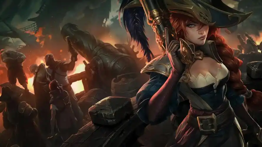 女帝 厄运小姐 英雄联盟 7680x4320图片,4k高清游戏图片,娟娟壁纸