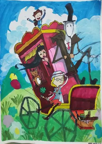 木林艺术教育美术学员蔡静茜(10岁)优秀作品集