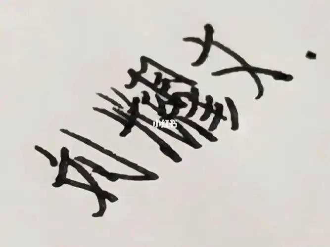 热血狼崽刘耀文手写吻文