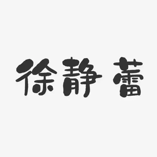 徐静蕾-石头体字体艺术签名