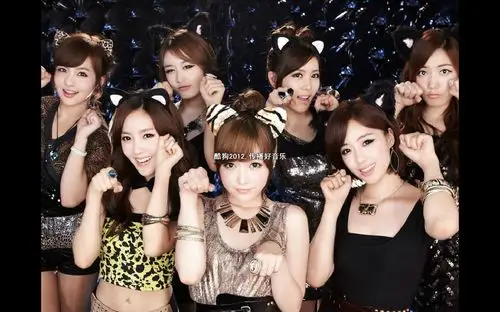 t-ara 成员介绍 -图片前排中间的 name