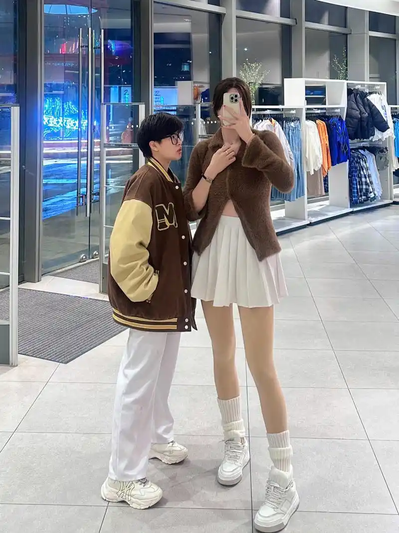 165&185身高差情侣日记 冬天的暖棕色92