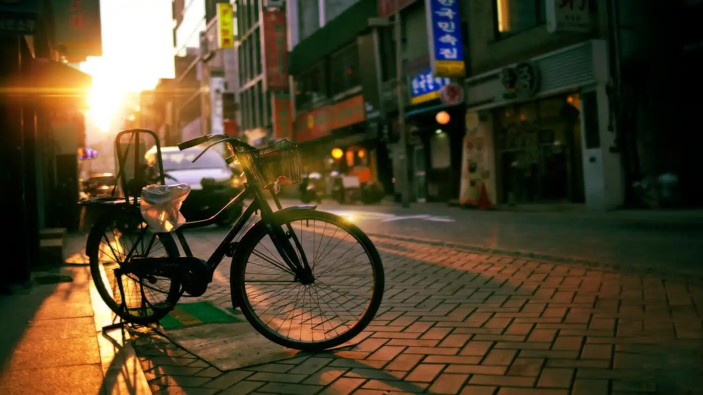 日系小清新街景图片桌面壁纸