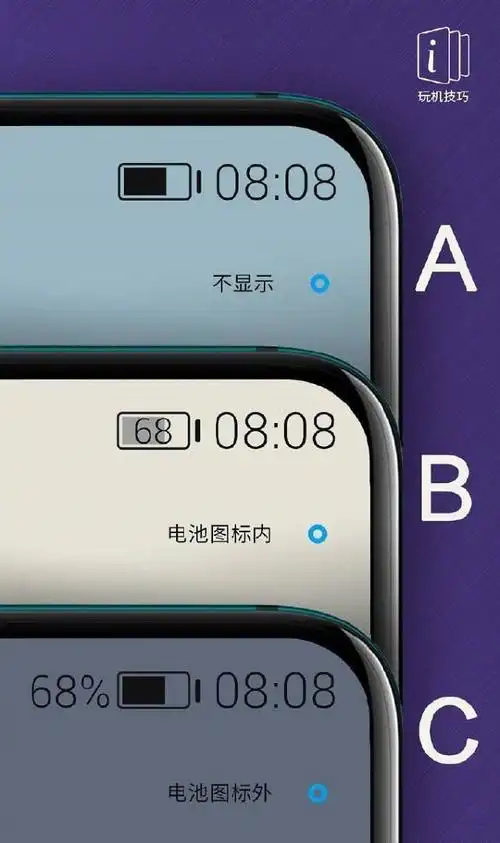 你的手机电池电量是怎么显示的据说使用第1种的人内心很强大