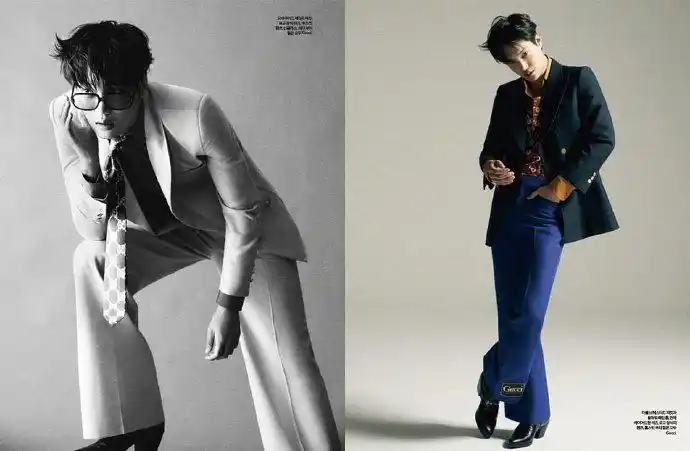 韩国行走的gucci金钟仁演绎younggreen