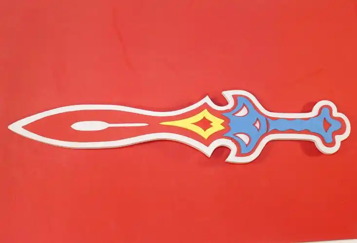 金翅膀益智玩具eva刀剑手工制作刀剑立体模型儿童diy幼儿园题材