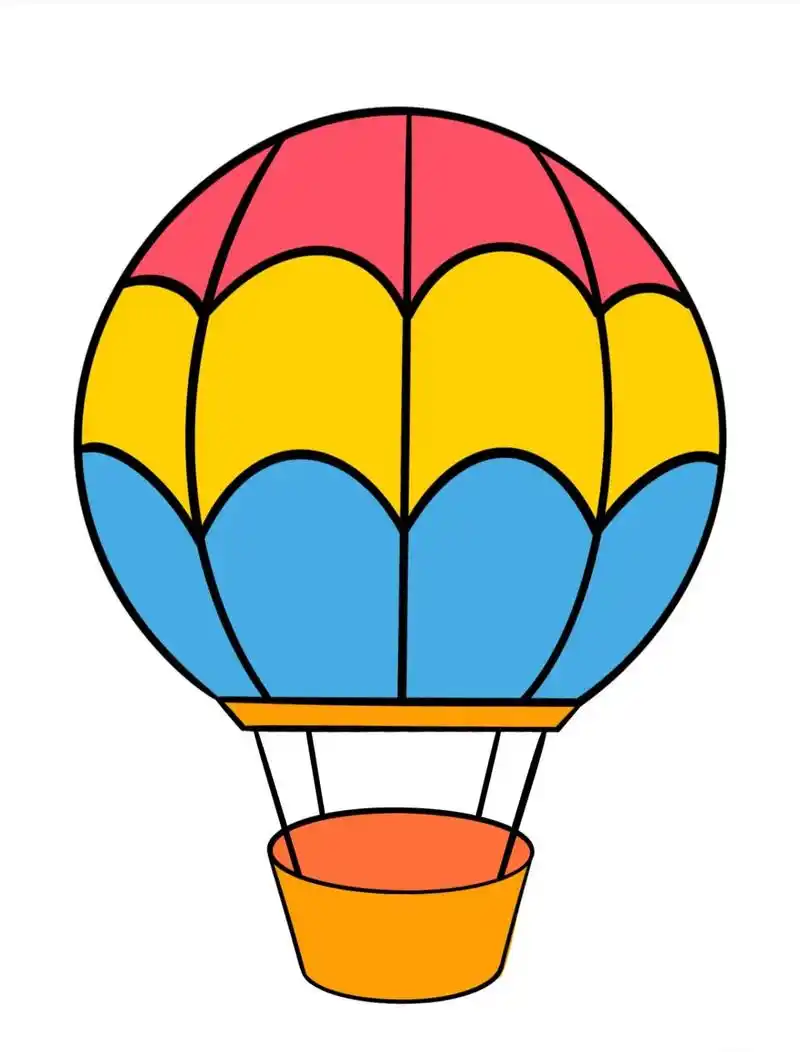 创作灵感 热气球简笔画来了,一学就会#简笔画 - 抖音