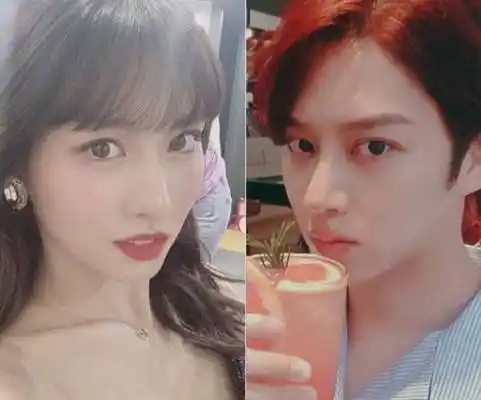 2020年韩国娱乐圈被曝出的第一热门情侣相信是非金希澈和平井桃(momo)