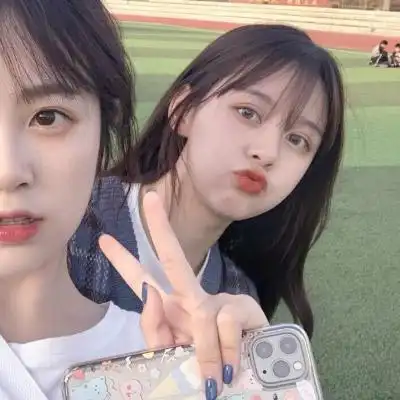 头像女生闺蜜同框两张 2020最新最火闺蜜头像一人一半 - 微信头像