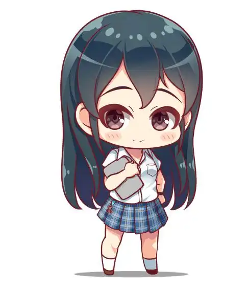 q版的动漫人物大眼睛萌萌哒