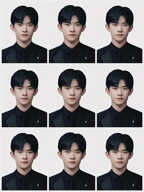 一些千玺的证件照