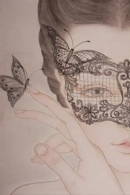 蕾丝之二(局部) 作者:ruby可可