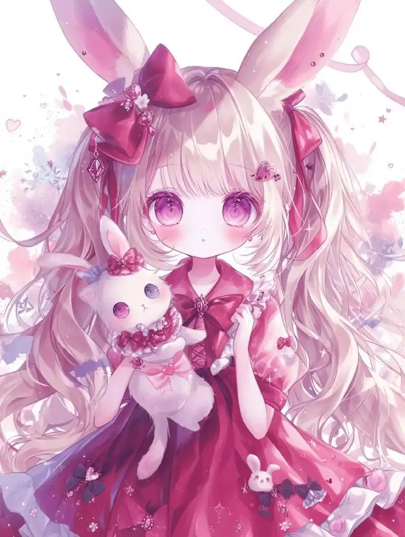 动漫卡哇伊ฅฅ*洛可可小公主壁纸头像 我这么可爱,你到底要不要