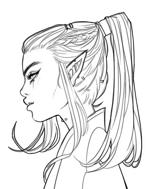 暗黑系的魔女插画,想换头像的赶紧收藏起来吧!