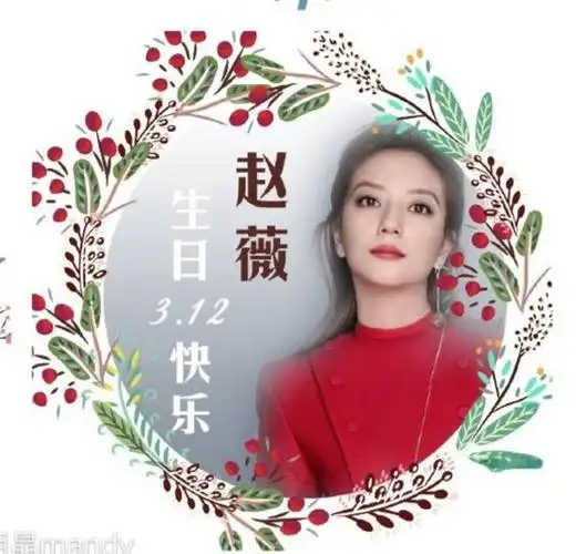 赵薇头像,超美呦