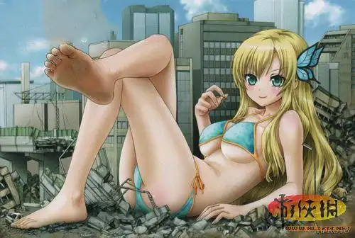 一大波巨大化后的二次元美少女