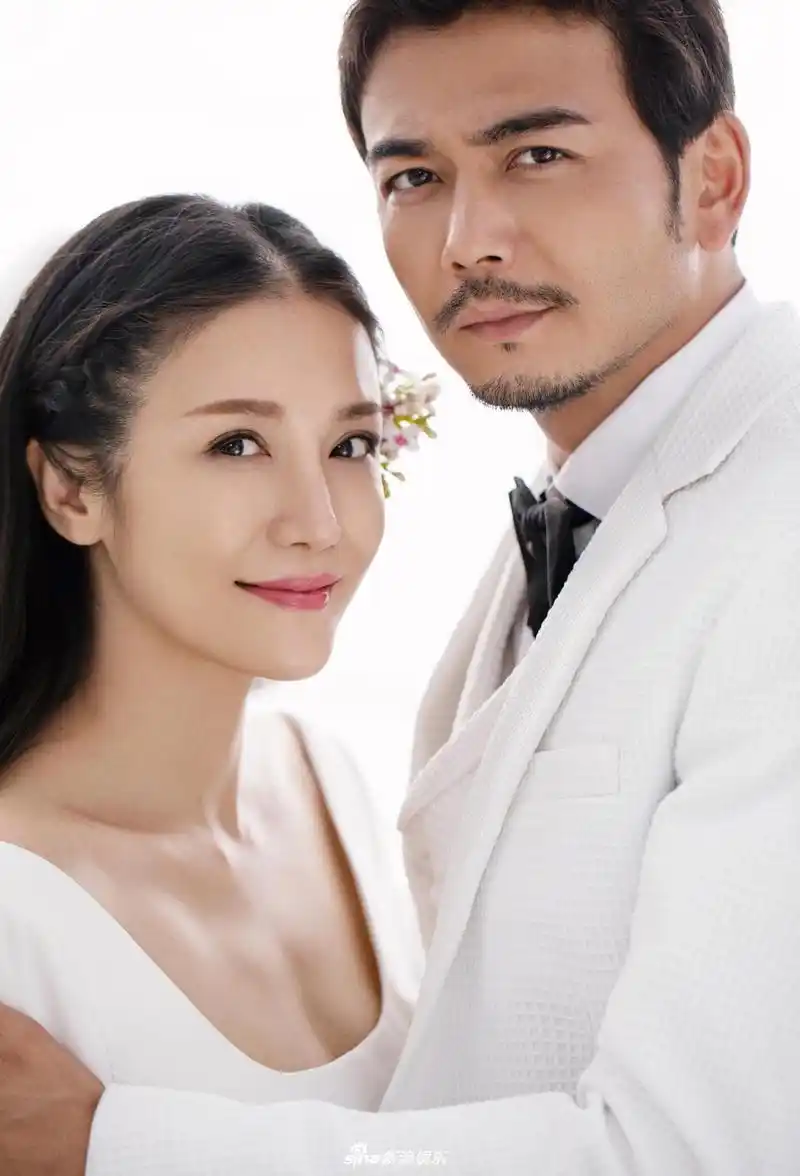杨烁王黎雯高清婚纱照